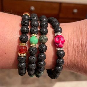Handmade beaded bracelets